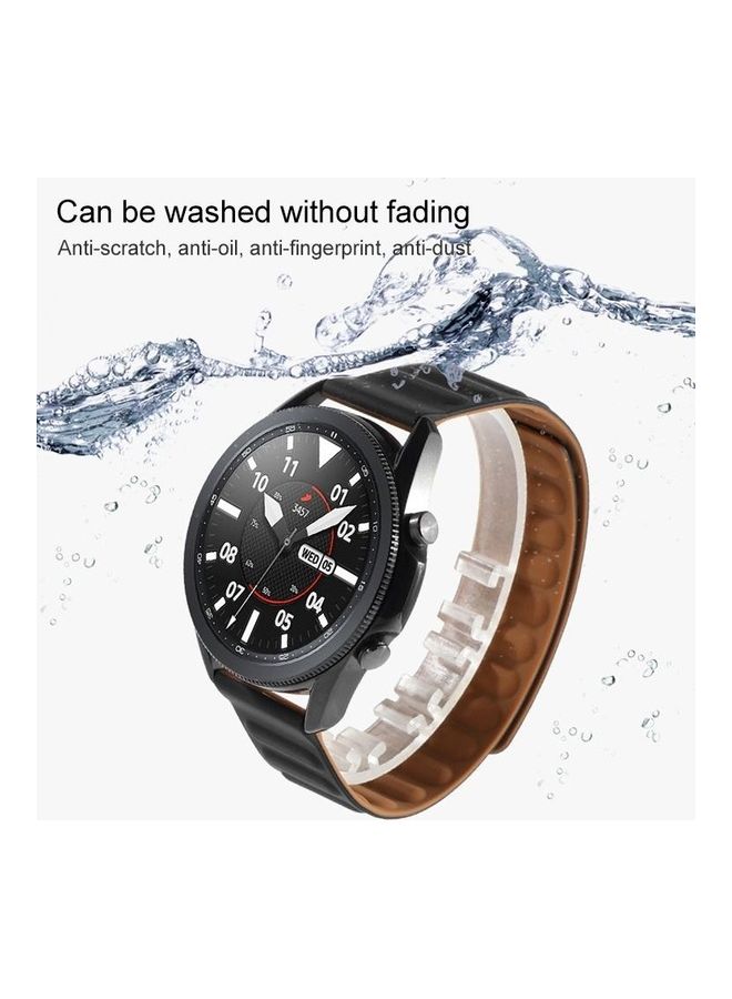 BGM Silicone Magnetic Replacement Band For Huawei Watch 3/3 Pro Green - Image 5