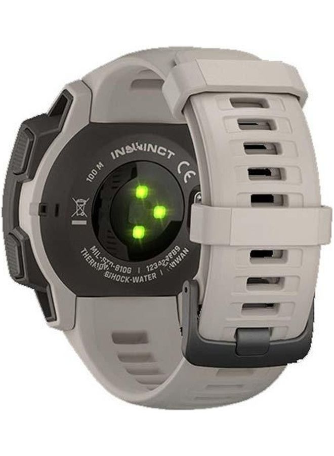 BGM Silicone Replacement Band For Garmin Instinct 22mm Grey - Image 3