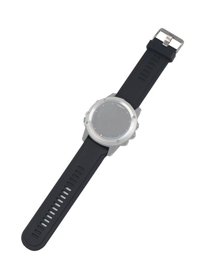 BGM Silicone Replacement Wrist Strap Watchband For Garmin Fenix3 HR Rose Red - Image 3