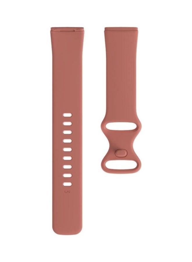 BGM Silicone Replacement Strap Watchband For Fitbit Versa 3 / Sense Pink - Image 2