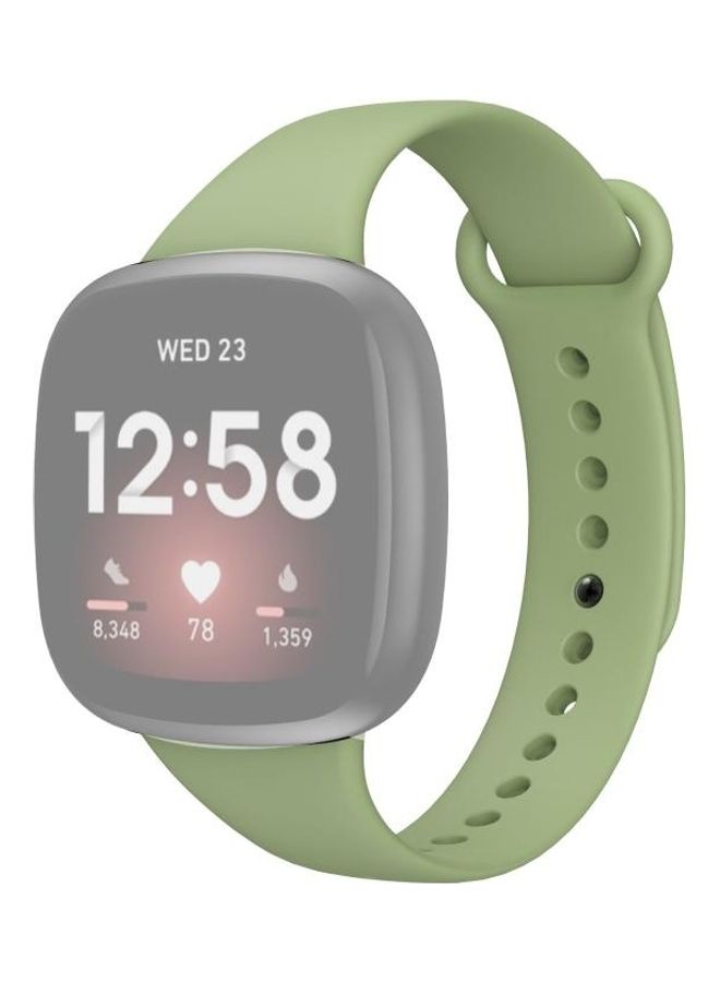 BGM Silicone Replacement Watchband Strap For Fitbit Versa 3 Matcha Green - Image 1
