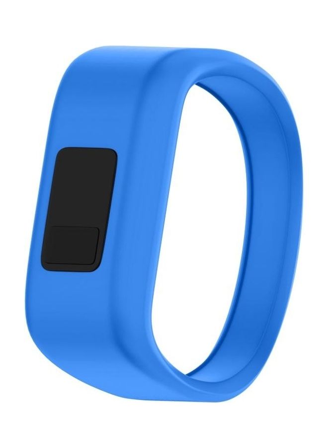 BGM Silicone Sport Wrist Strap For Garmin Vivo Fit Sky Blue - Image 1