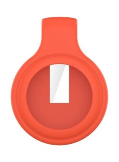 BGM for Apple AirTag Silica Gel Anti-Scratch Shockproof Protective Cover Soft Case with Steel Clip Red  - Image 2