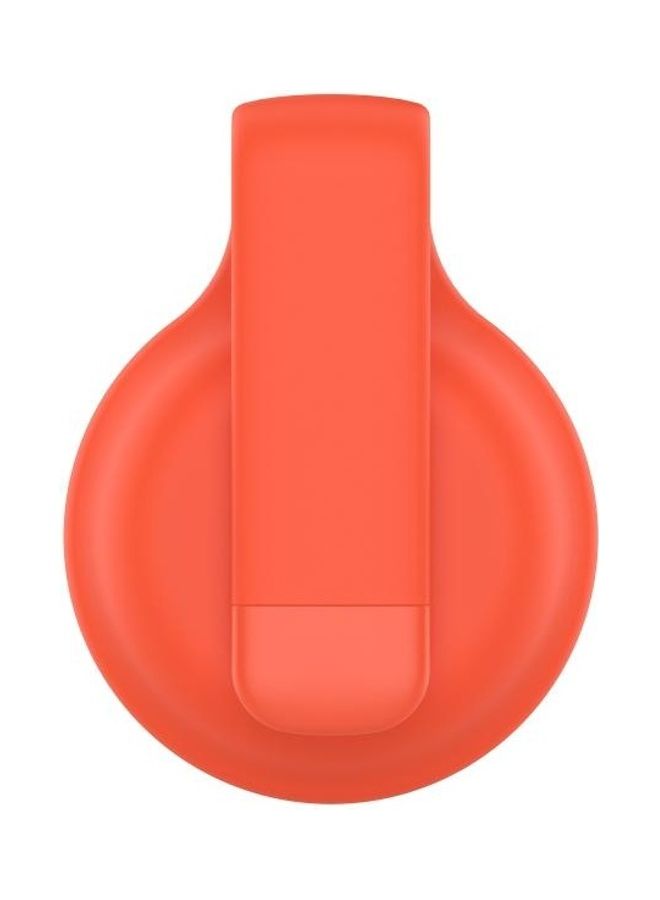 BGM - for Apple AirTag Silica Gel Anti-Scratch Shockproof Protective Cover Soft Case with Steel Clip Red - Image 1