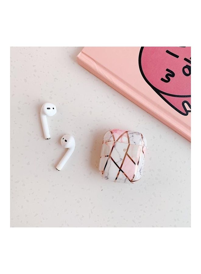BGM Electroplating Painted Shockproof TPU Protective Case For Apple AirPods 1/2 White  - Image 2