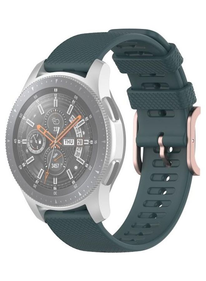 BGM Dot Texture Wrist Strap For Samsung Galaxy Watch3 45mm / Galaxy Watch 46mm 22mm Green - Image 1