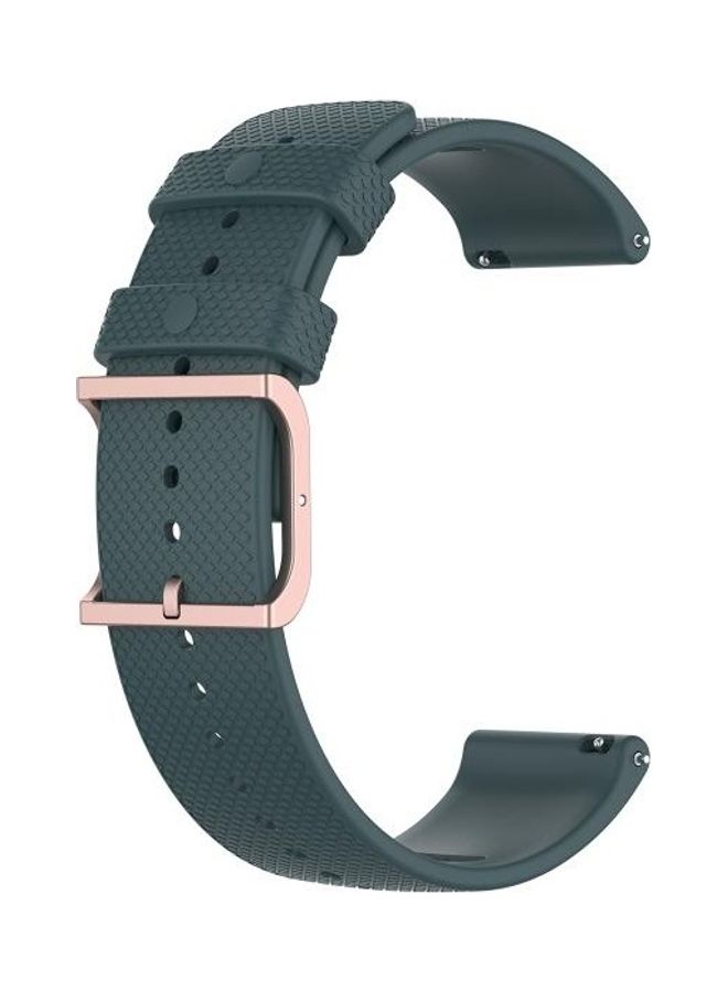 BGM Dot Texture Wrist Strap For Samsung Galaxy Watch3 45mm / Galaxy Watch 46mm 22mm Green - Image 2