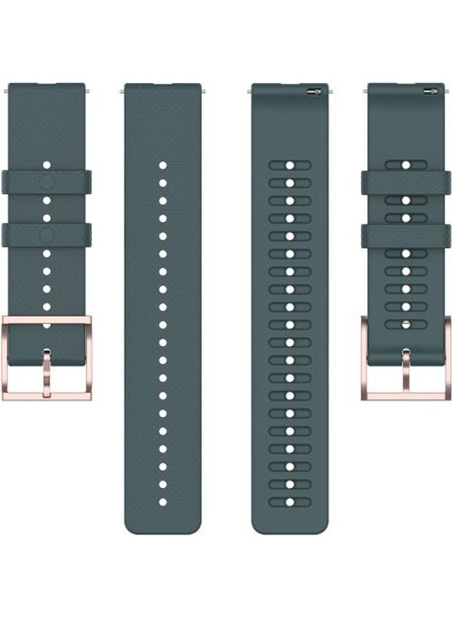 BGM Dot Texture Wrist Strap For Samsung Galaxy Watch3 45mm / Galaxy Watch 46mm 22mm Green - Image 4