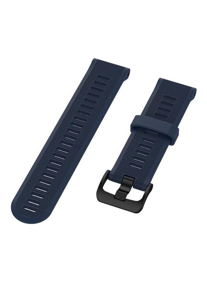 BGM Silicone Strap For Garmin Forerunner 945 Midnight Blue  - Image 4