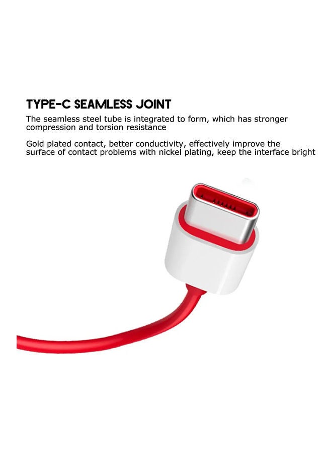 OnePlus Type-C To 3.5mm Earphones Adapter Red/White - Image 5
