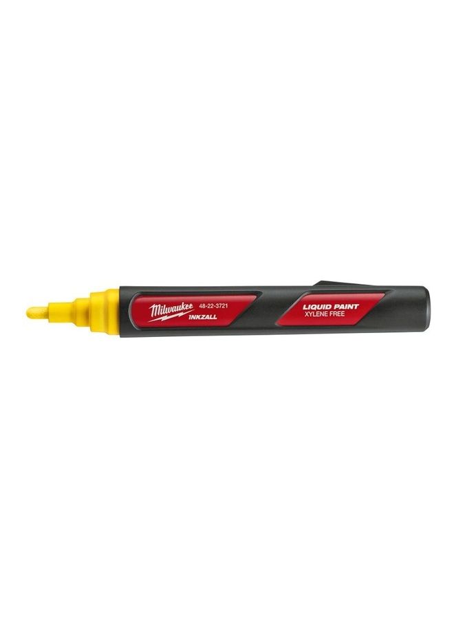Milwaukee Inkzall Liquid Paint Marker Yellow  - Image 2