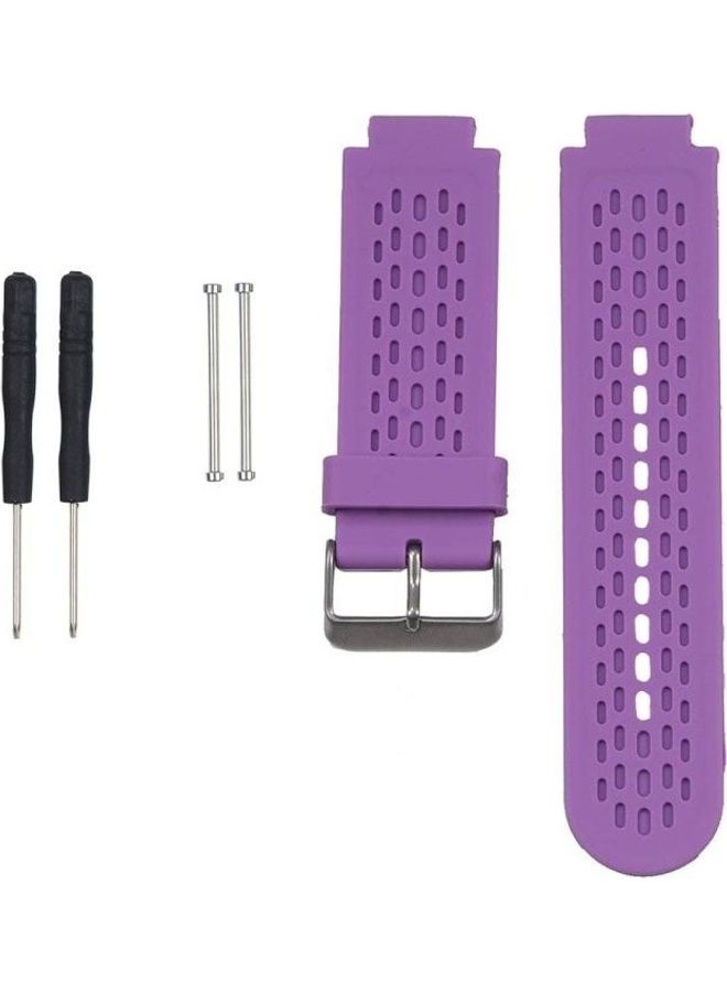 BGM Silicone Sport Wrist Strap For Garmin Approach S2 / S4 Purple - Image 1