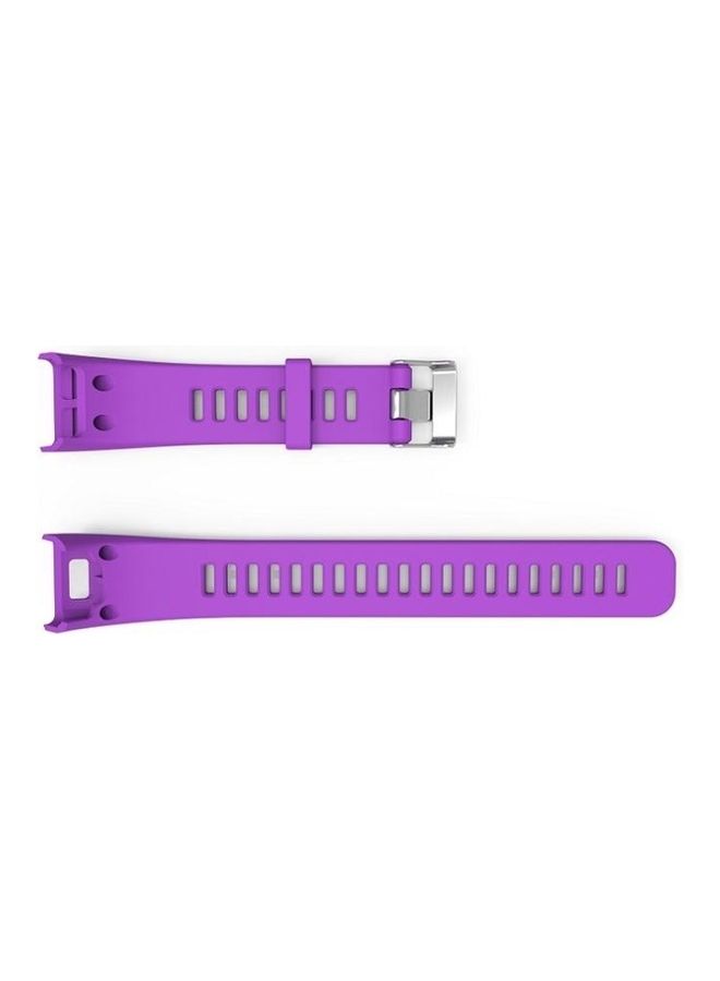 BGM Silicone Sport Wrist Strap For Garmin Purple - Image 2