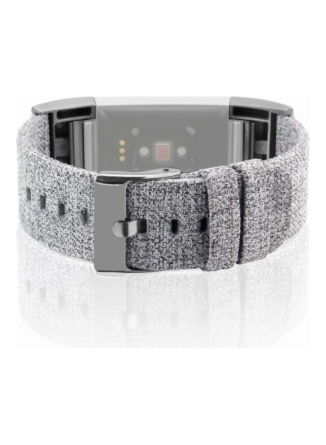 بي جي إم سوار بديل لساعة فيتبيت تشارج 2 رمادي فاتح - Image 3