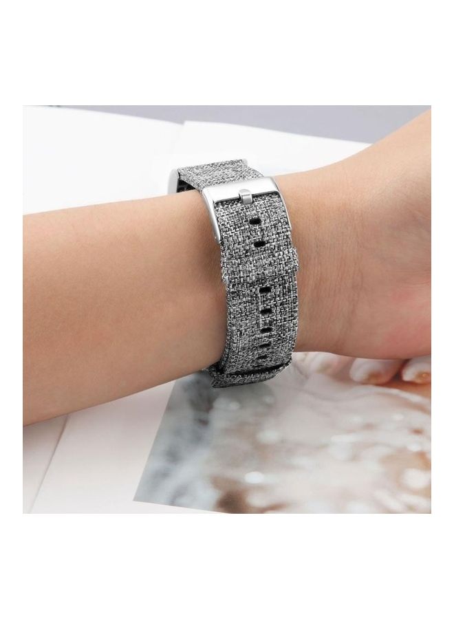 بي جي إم سوار بديل لساعة فيتبيت تشارج 2 رمادي فاتح - Image 4