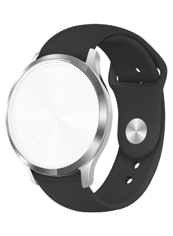 BGM Replacement Band For Garmin Vivoactive 3/Vivomove HR Black - Image 2