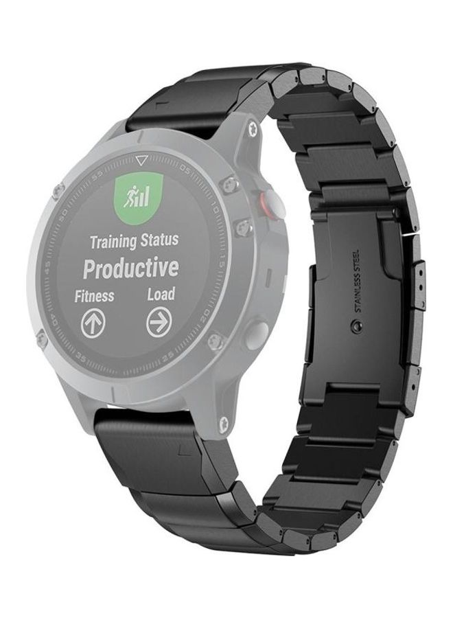 BGM Replacement Strap For Garmin Fenix 5S Black - Image 1