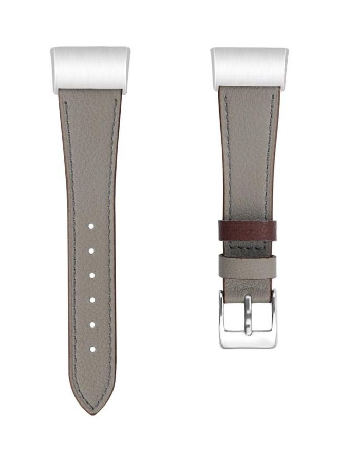 BGM Stainless Steel Strap Band For Fitbit Charge 4/3 Grey  - Image 3