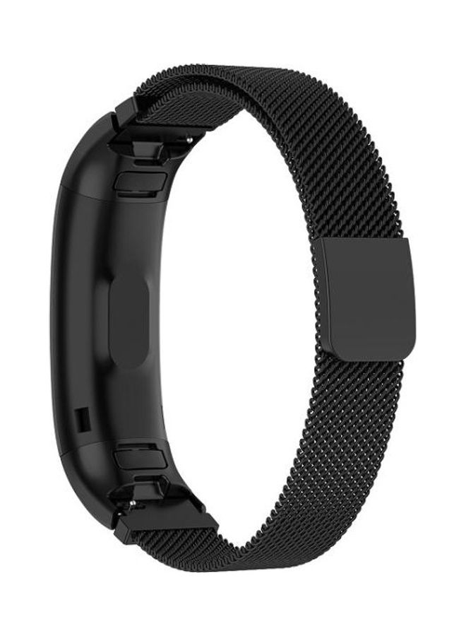 BGM - Milanese Watch Strap For Huawei Band 3 And 4 Pro Black - Image 1