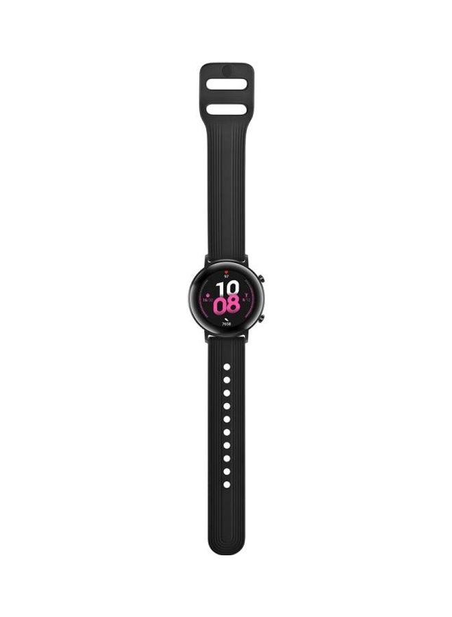 BGM Silicone Strap with Japanese Buckle 20mm For Huawei Watch GT2 42mm/Galaxy Watch Active 2/Huami GTS/GTR 42MM Black - Image 4