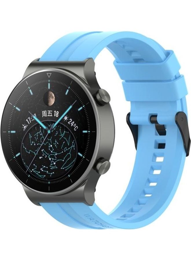 BGM For Huawei Watch GT 2 Pro Replacement Strap Watchband With Buckle Sky Blue - Image 4