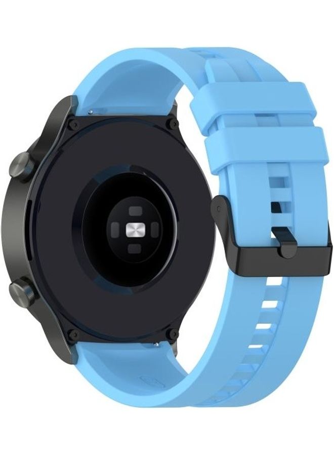 BGM For Huawei Watch GT 2 Pro Replacement Strap Watchband With Buckle Sky Blue - Image 5