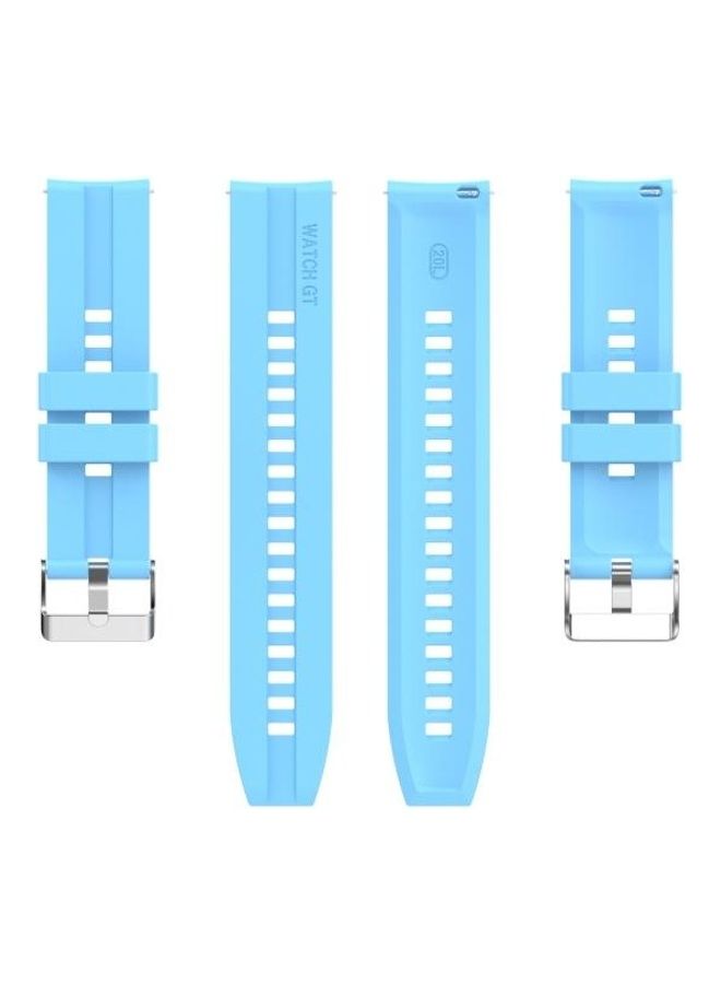 بي جي إم سوار معصم بديل مزود بإبزيم لساعة هواوي GT 2 أزرق سماوي - Image 2