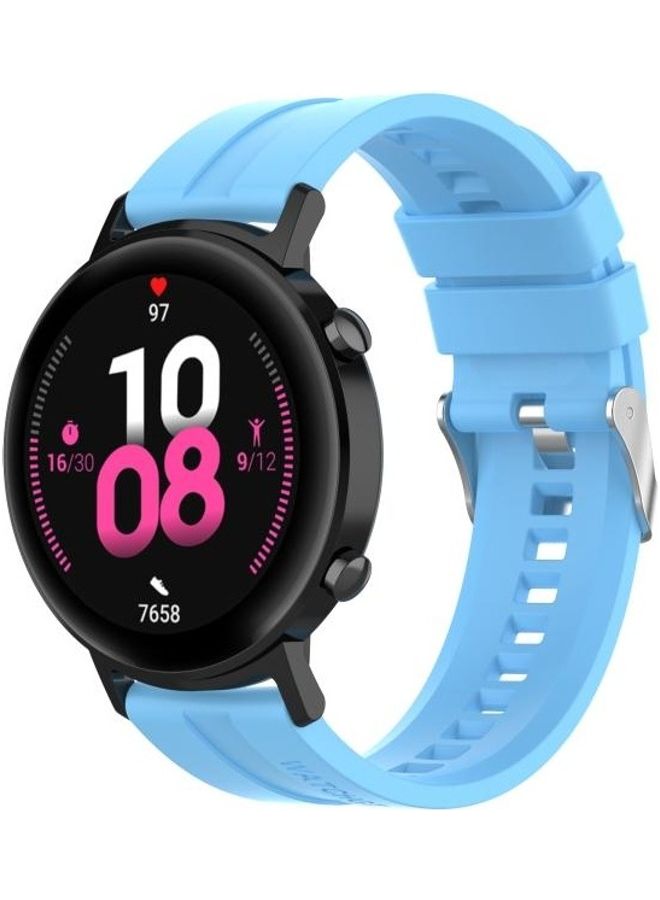 بي جي إم سوار معصم بديل مزود بإبزيم لساعة هواوي GT 2 أزرق سماوي - Image 4