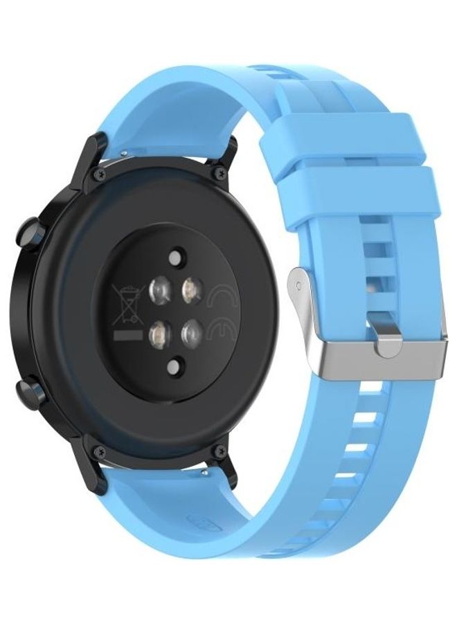 بي جي إم سوار معصم بديل مزود بإبزيم لساعة هواوي GT 2 أزرق سماوي - Image 5