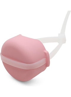 Bicycle Scooter Full Coverage Silicone Shockproof Protective Cover Case for Apple AirTag Pink