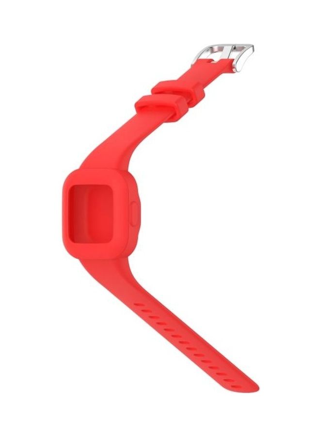 BGM Silicon Replacement Watchband For Garmin Vivofit JR3 Red - Image 3