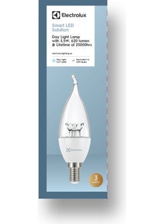 مصباح LED ذكي على شكل لهب شمعة بقدرة 5.5 وات أسود - v1631134258/N50688726A_2