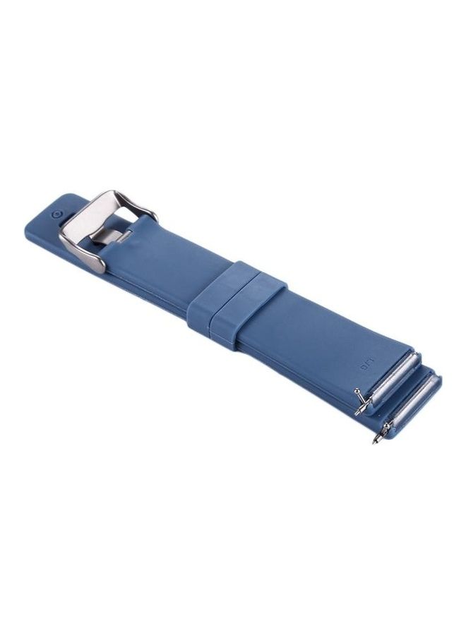 BGM Simple Fashion Silicone Watch Strap For Fitbit Versa / Versa 2 Blue - Image 5