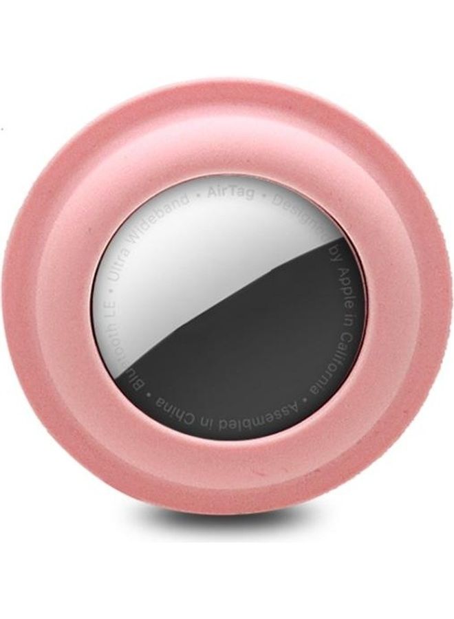 BGM - Adsorption Type Anti-Scratch Silicone Shockproof Protective Cover Case for Apple AirTag Pink - Image 1