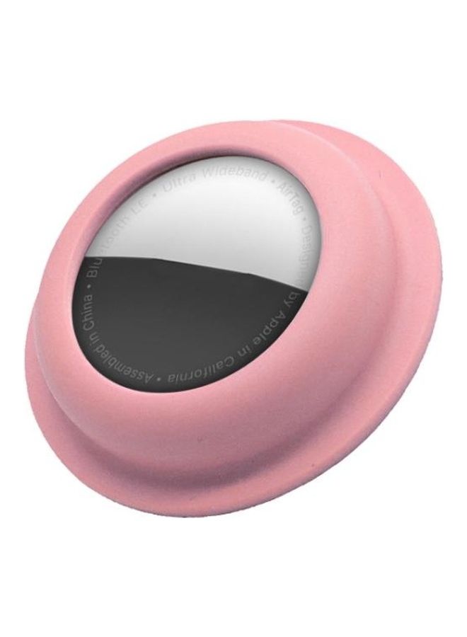 BGM - Adsorption Type Anti-Scratch Silicone Shockproof Protective Cover Case for Apple AirTag Pink - Image 1