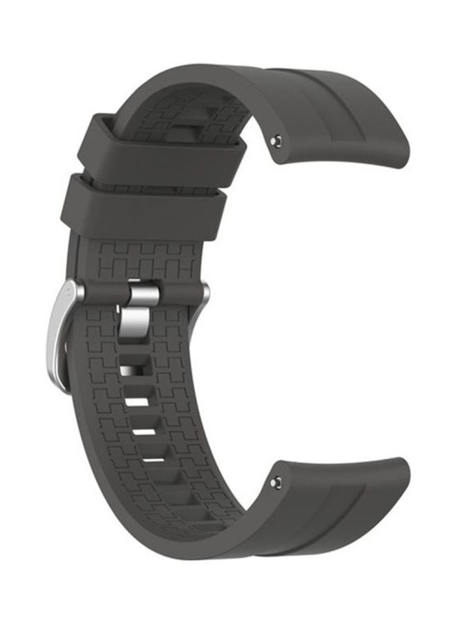 BGM Silicone Wristband Strap For Huawei GT Grey - Image 2