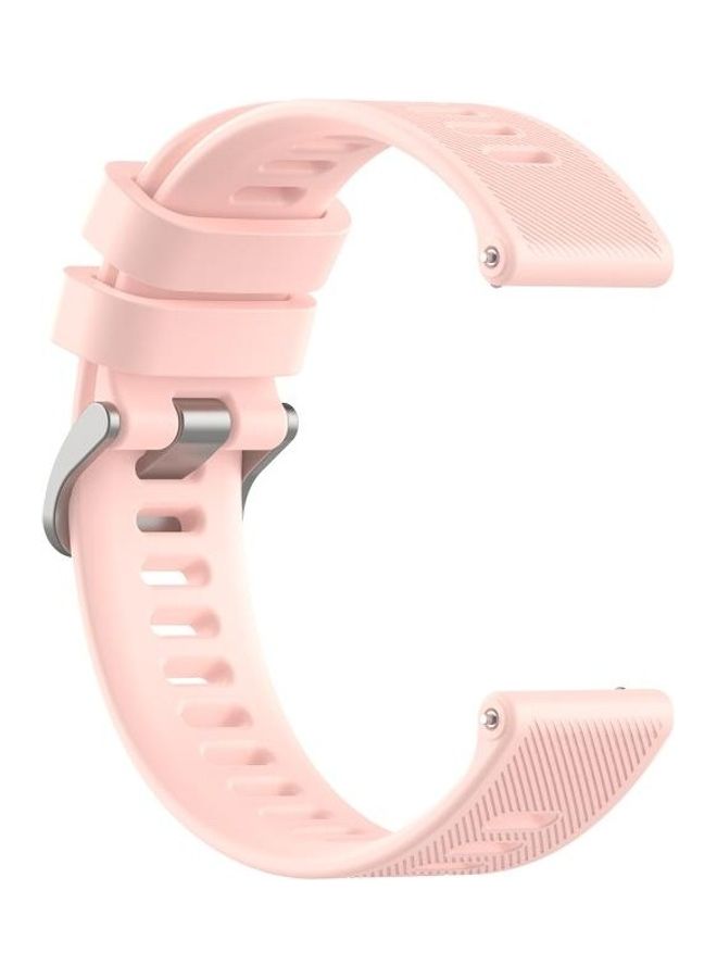 BGM Replacement Strap Band For Garmin Forerunner 158/55 Twill Light Pink - Image 2