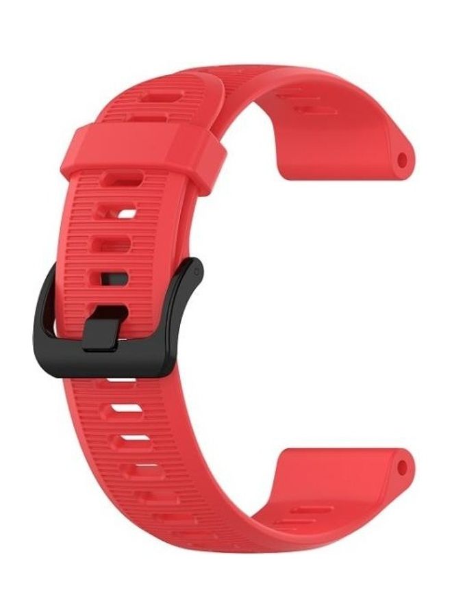 BGM Replacement Silicone Strap For Garmin Forerunner Red - Image 2