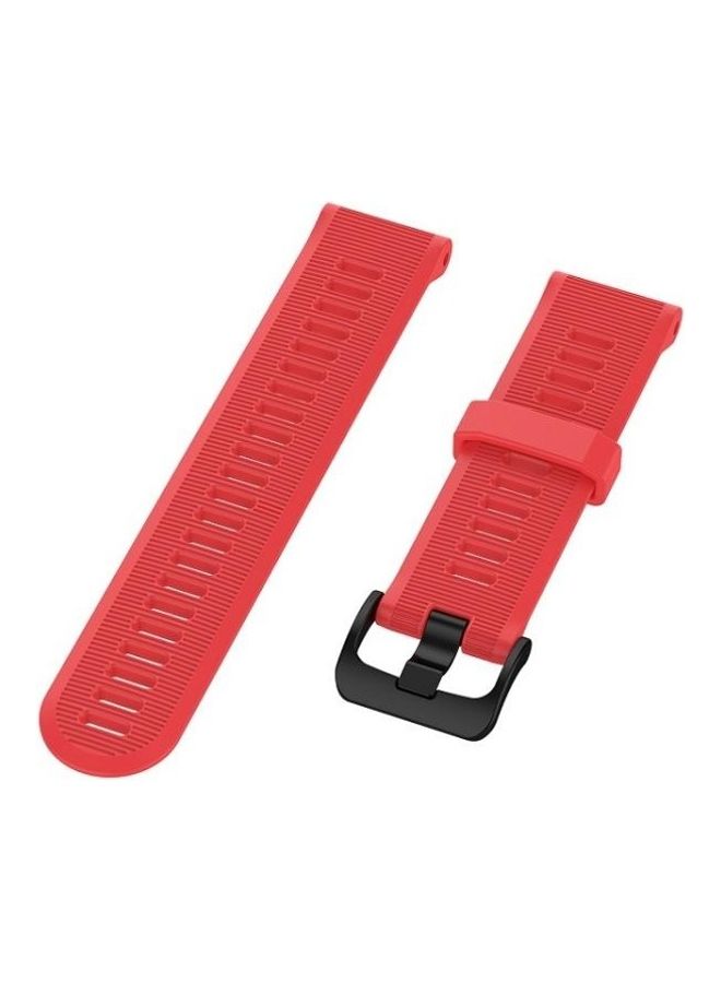 BGM Replacement Silicone Strap For Garmin Forerunner Red - Image 4