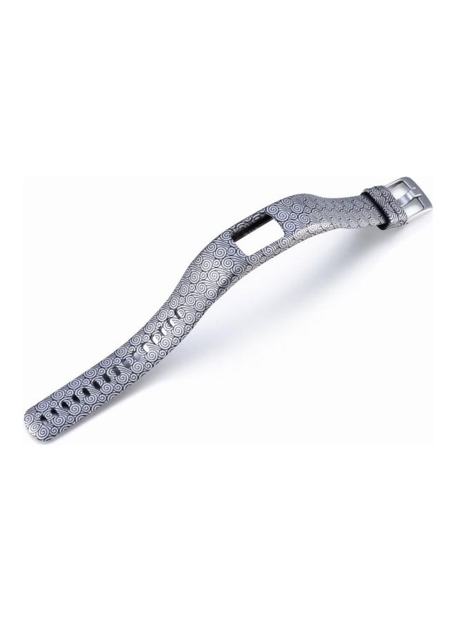 بي جي إم سوار سيليكون مدمج لامع وملون، مناسب لساعة جارمين فيفوفيت 4 أسود - Image 2