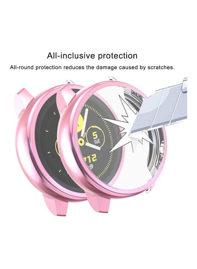 BGM - TPU Protective Case For Samsung Active Watch Full Coverage Pink - Image 1