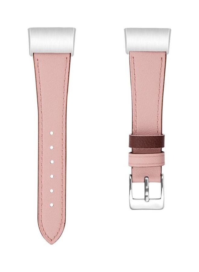 BGM Stainless Steel Strap For Fitbit Charge 4 / 3 Pink - Image 3