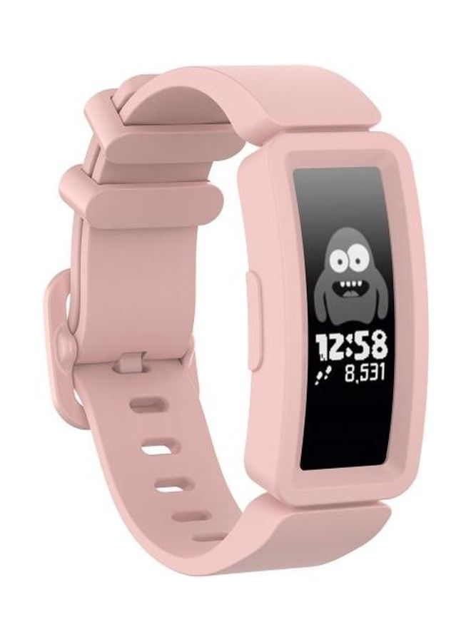 BGM Silicon Replacement Strap Band for Fitbit Inspire HR Light Pink - Image 2