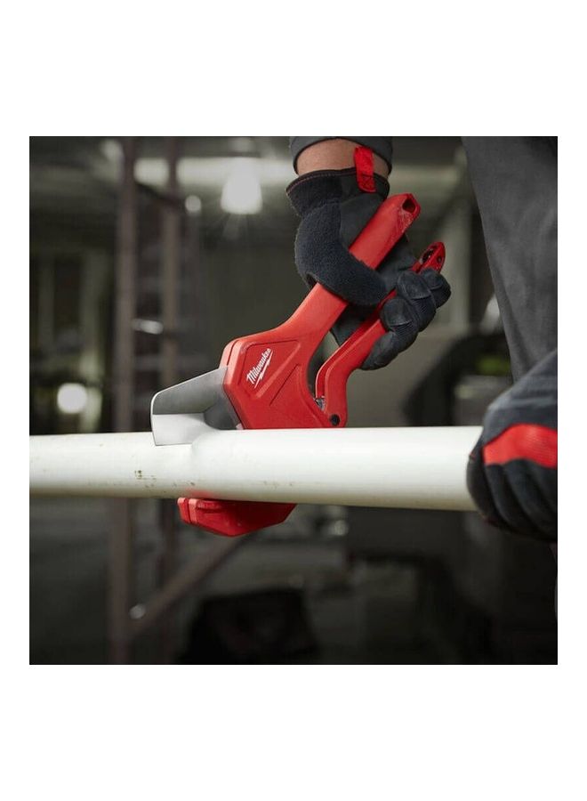 Milwaukee Ratcheting PVC Pipe Cutter 60 mm Red 30 x 0.3 x 11cm  - Image 5