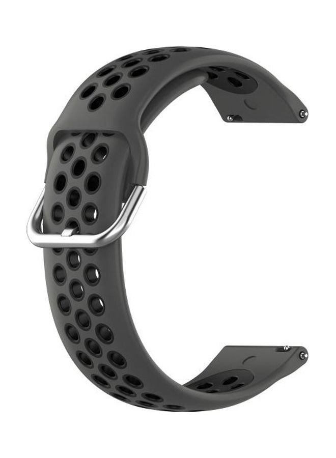 BGM Silicone Replacement Strap Watchband For Samsung Galaxy Watch4 Classic 42mm Black - Image 1