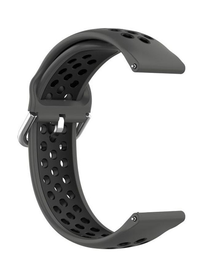 BGM Silicone Replacement Strap Watchband For Samsung Galaxy Watch4 Classic 42mm Black - Image 2