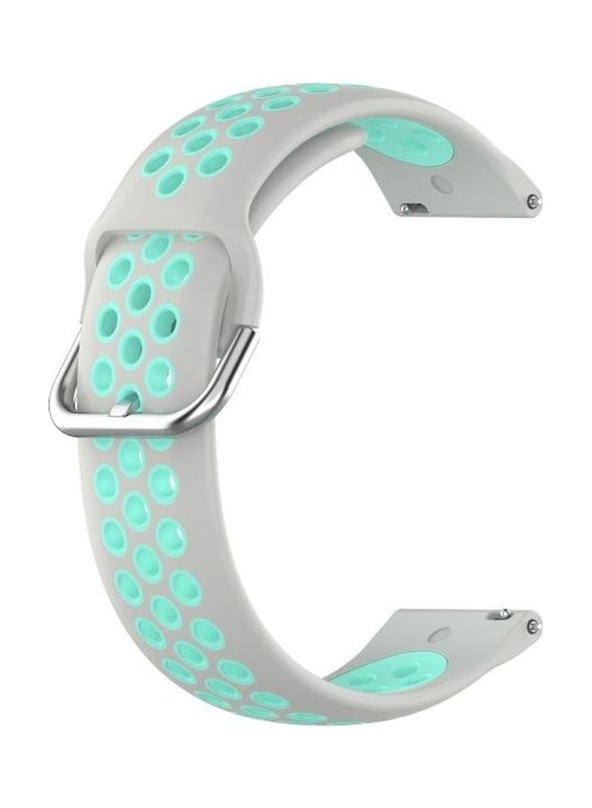 BGM Replacement Band For Samsung Galaxy Watch4 Classic Grey/Mint Green - Image 1