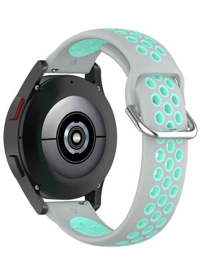 BGM Replacement Band For Samsung Galaxy Watch4 Classic Grey/Mint Green - Image 3