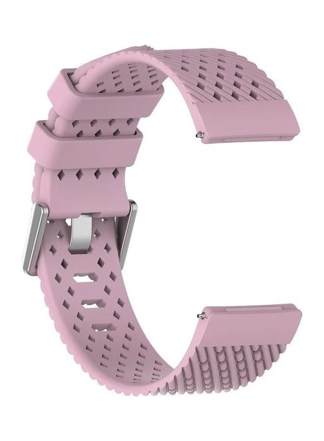 BGM Silicone Replacement Strap Band For Fitbit Versa/2/Lite 20cm Light Purple - Image 3