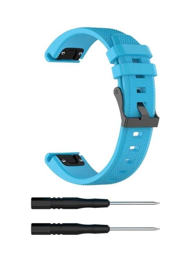 BGM For Garmin Fenix5 Replacement Wrist Strap Watchband Blue